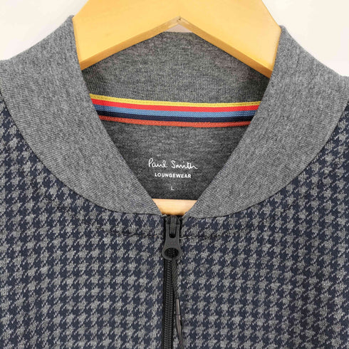 ポールスミス Paul Smith ハウンドトゥースジャカードジップアップ ブルゾン メンズ import:L